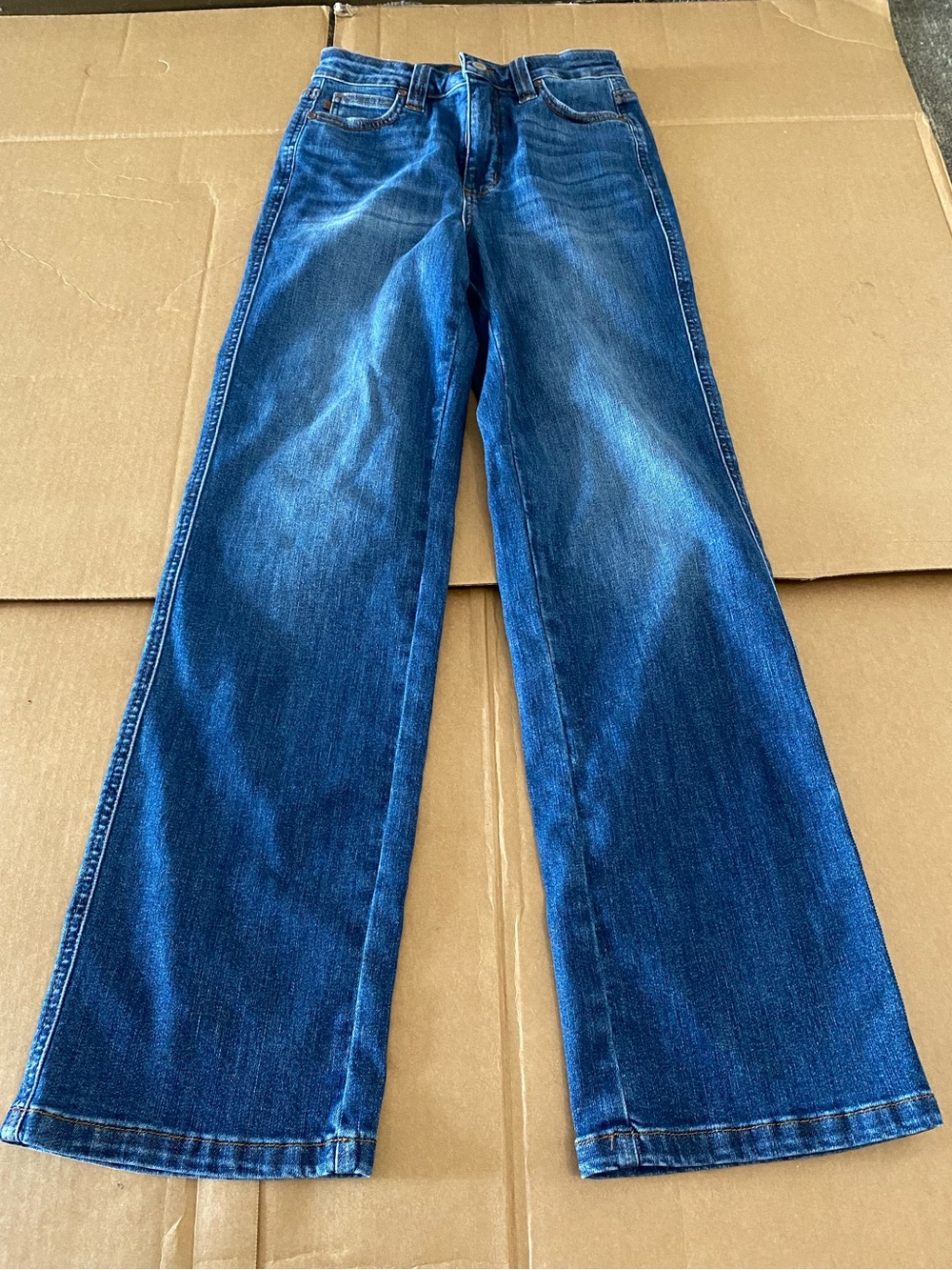 Judy Blue Straight Fit Classic Women's Blue Denim Jeans Size 25